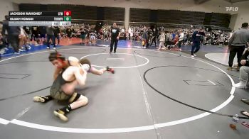 111 lbs Rr Rnd 8 - Jackson Mahoney, CTWHALE Orca - MSE vs Elijah Roman, Triumph Blue - MSE