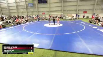 106 lbs 2nd Wrestleback (16 Team) - Samuel Aponte, North Carolina vs James Hicks, Tennessee