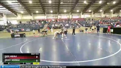 136 lbs 2nd Place Match - Zack Aquila, OH vs Brody Sendele, IL