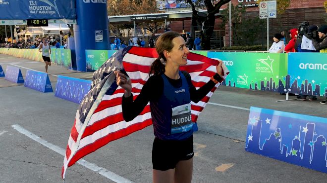 Molly Huddle Breaks American Record At 2018 Aramco Houston Half Marathon