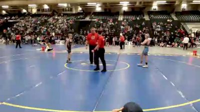 100 lbs Cons. Round 2 - Jake Lawhorne, Lincoln Squires Wrestling Club vs Dalton Brichacek, Howells-Dodge Consolidated