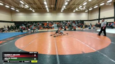 144 lbs Quarterfinal - Barrett Nelson, Huntley Project vs Neuce Passes, Hardin