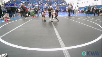 46 lbs Round Of 32 - Luke Baysinger, Blanchard Youth Wrestling vs Avelino Juarez, Clinton Youth Wrestling