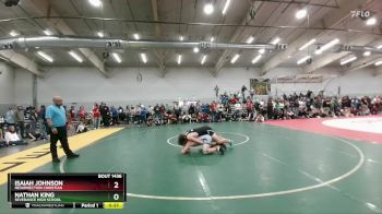 190 lbs Cons. Round 7 - Nathan King, Severance High School vs Isaiah Johnson, Resurrection Christian