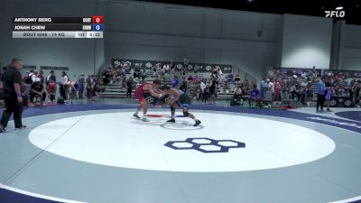 74 kg Cons. Rd Of 32 - Anthony Berg, Central Coast Regional Training Center vs Jonah Chew, Ewa/HI Bred Wrestling Club