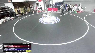 132 lbs Cons. Round 3 - Ivan Rivers, Valhalla High School Wrestling vs Lucas Vasquez, Sunnyvale Wrestling Club