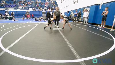 49 lbs Consolation - James Stephens, Chickasha Youth Wrestling vs Steel Fife, Tecumseh Youth Wrestling