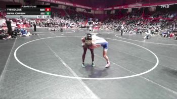 157 lbs D1 - Quarter-finals (fri 5:30 P.m.) - Tyr Colque, Waukesha West vs Devin Johnson, Arrowhead