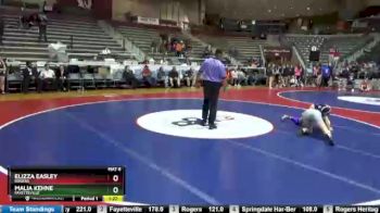 132 lbs 3rd Place Match - Elizza Easley, Rogers vs Malia Kehne, Fayetteville
