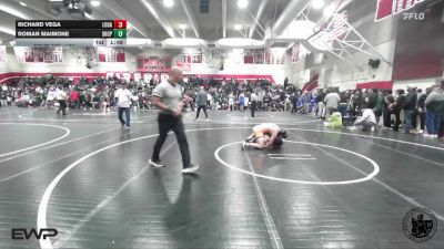 165 lbs Champ. Round 1 - Richard Vega, Los Gatos vs Roman Maimone, Sacred Heart Cathedral Prep