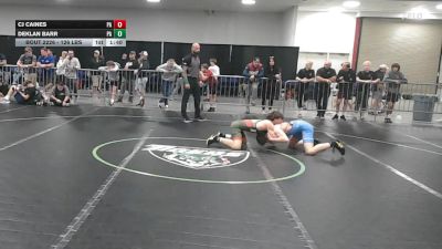 126 lbs Round Of 32 - Cj Caines, PA vs Deklan Barr, PA