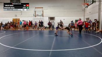 77-84 lbs Semifinal - Miles Maes, Molitium Wrestling Club vs Spencer Mool, El Paso Gridley Youth Wrestlng