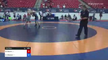 70 lbs 7th Place - Doug Baum, Chicago Wrestling Club vs Adam Beeson, Colorado