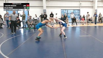 115 lbs Quarters - Dalton Regehr, Bonners Ferry Wrestling Club vs Atlas Perez, California