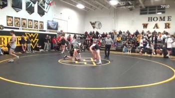 157 lbs Cons. Semi - Wally Kaufman, Wapsie Valley vs Hayden Ries, Riceville