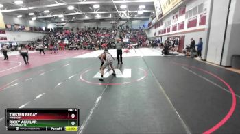 132 lbs Champ. Round 2 - Ricky Aguilar, Poston Butte vs Tristen Begay, Winslow