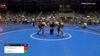 200 lbs Prelims - Cord Montgomery, Checotah Matcats vs Samuel Murphy, Threestyle