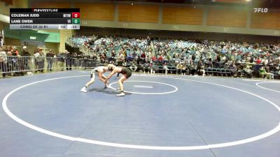 113 lbs Consi Of 32 #1 - Coleman Judd, Mountain View UT vs Lane Owen, Volcano Vista