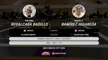 Yuliana Ruvalcaba Badillo vs DANIELA RAMÍREZ HIGAREDA 2026 ADCC MXC Open