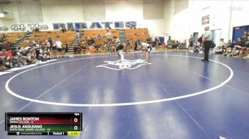 184 lbs Cons. Semis (16 Team) - Jesus Anguiano, Santa Rosa Junior College vs James Bonton, Sierra College