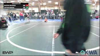 46 lbs Consolation - Easton Delgado, Prime Wrestling vs Layton Moran, Chickasha Youth Wrestling