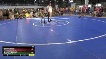 65 lbs Round 1 (8 Team) - Emmett Brown, GREAT BRIDGE WC vs Cooper Cox, I-64 ROADRUNNERS