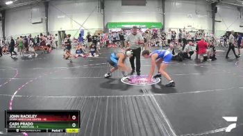 136 lbs Round 2 (4 Team) - John Rackley, Storm Wrestling Center vs Cash Prado, Level Up Wrestling