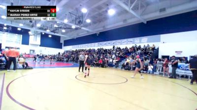 130 lbs Cons. Round 1 - Kaylin Steede, Oak Hills vs Mariah Perez-Ortiz, La Quinta/La Quinta