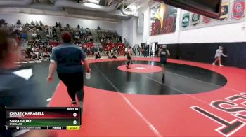 100 lbs Quarterfinal - Sara Giday, Overland vs Chasey Karabell, Eaglecrest