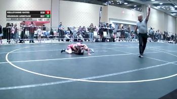 64 lbs Quarterfinal - KelleyAnne Bates, Redwood WC vs Keawaihi Armitage, Westside Wrestling Kaua