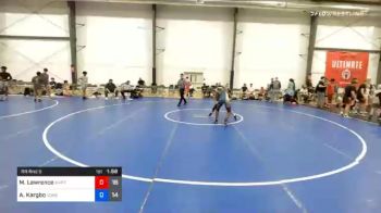 57 kg Prelims - Matt Lawrence, Wyoming Valley RTC White vs Abdulai Kargbo, Gunston Wrestling Club