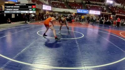 140 lbs 1st Place Match - Sawyer Degen, Big Game Wrestling Club MT vs Ernest Grant, Younger