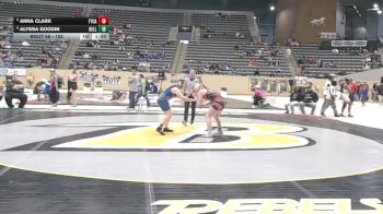 152 lbs Champ. Round 1 - Alyssa Goodin, Bell County vs Anna Clark, Fort Campbell