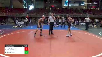 98 lbs Quarterfinal - Jakson McFarland, Columbus vs Ryder Kruse, Team CES