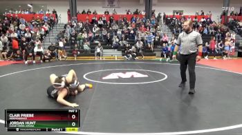 155 lbs Quarterfinal - Clair Priebe, Independence vs Jordan Hunt, Clear Creek-Amana