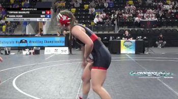 160 lbs Champ. Round 2 - Kara Kuge, Wisconsin Stevens Point vs Tiffani Baublitz, East Stroudsburg University