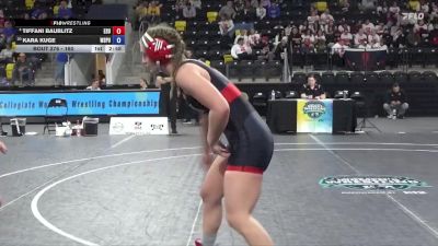 160 lbs Champ. Round 2 - Kara Kuge, Wisconsin Stevens Point vs Tiffani Baublitz, East Stroudsburg University