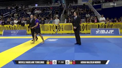Aishah Malcolm Morris vs Michelle Madelaine Terrelonge 2025 Pan IBJJF Jiu-Jitsu No-Gi Championship