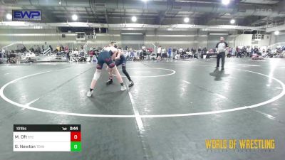 101 lbs Consi Of 16 #2 - Mylz Oft, Sallisaw Takedown Club vs Gavin Newton, Teknique Wrestling