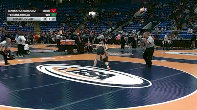 145 lbs Champ. Round 1 - Louisa Enslen, Wheaton (W. Warrenville South) vs Giancarla Garduno, Chicago (St. Ignatius)