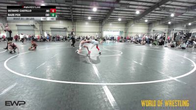 89 lbs Consi Of 16 #2 - Octavio Castillo, Juggernaut Wrestling Club vs Baze Fox, Cowboy Wrestling Club