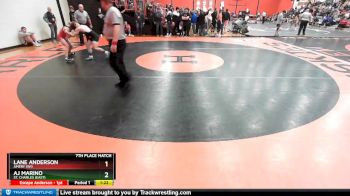 120 lbs 7th Place Match - Lane Anderson, AMERY (WI) vs Aj Marino, St. Charles (EAST)