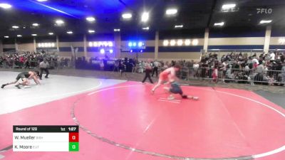 190 lbs Round Of 128 - William Mueller, Bishop Gorman HS vs Kaden Moore, Elite Wrestling