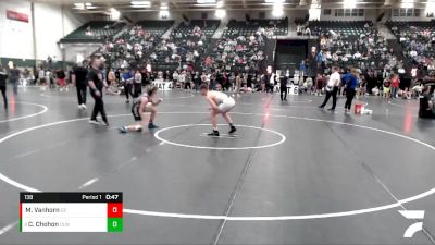 138 lbs Cons. Round 1 - Cort Chohon, O`Neill Leprechaun Wrestling vs Max Vanhorn, Golden Eagles