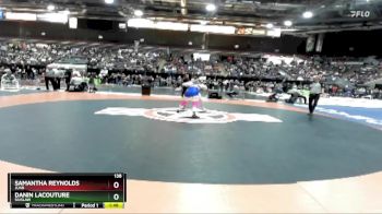 138 lbs Quarterfinal - Danin Lacouture, Siuslaw vs Samantha Reynolds, Juab