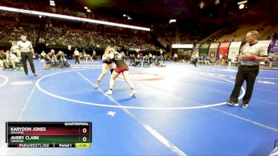 145 Class 1 lbs Quarterfinal - Karydon Jones, Gallatin vs Avery Clark, Trenton