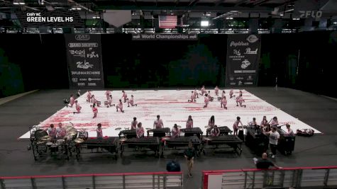 Green Level HS "Cary NC" at 2025 WGI Percussion/Winds World Championships
