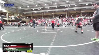 110 lbs Champ. Round 2 - Austin Lorimor, Maize WC vs Taber McBurney, WR - Topeka Blue Thunder