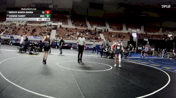 120-D2 Champ. Round 1 - Brock Santa Maria, Buena High School vs Conor Carey, North Canyon High School