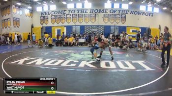 126 lbs Quarters & Wb (16 Team) - Rylan Milian, Bandits WC vs Walt Munoz, Cowboys WC